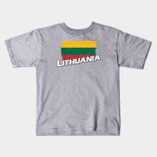 Lithuania flag Kids T-Shirt